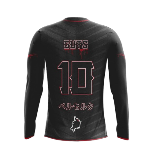 Camiseta de Fútbol de Guts (Mangas Largas) - Berserk™