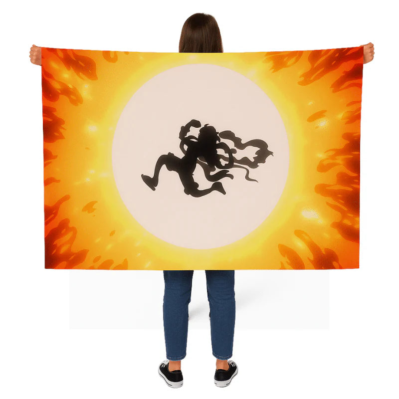 Bandera Luffy "Silueta Gear 5" – One Piece™