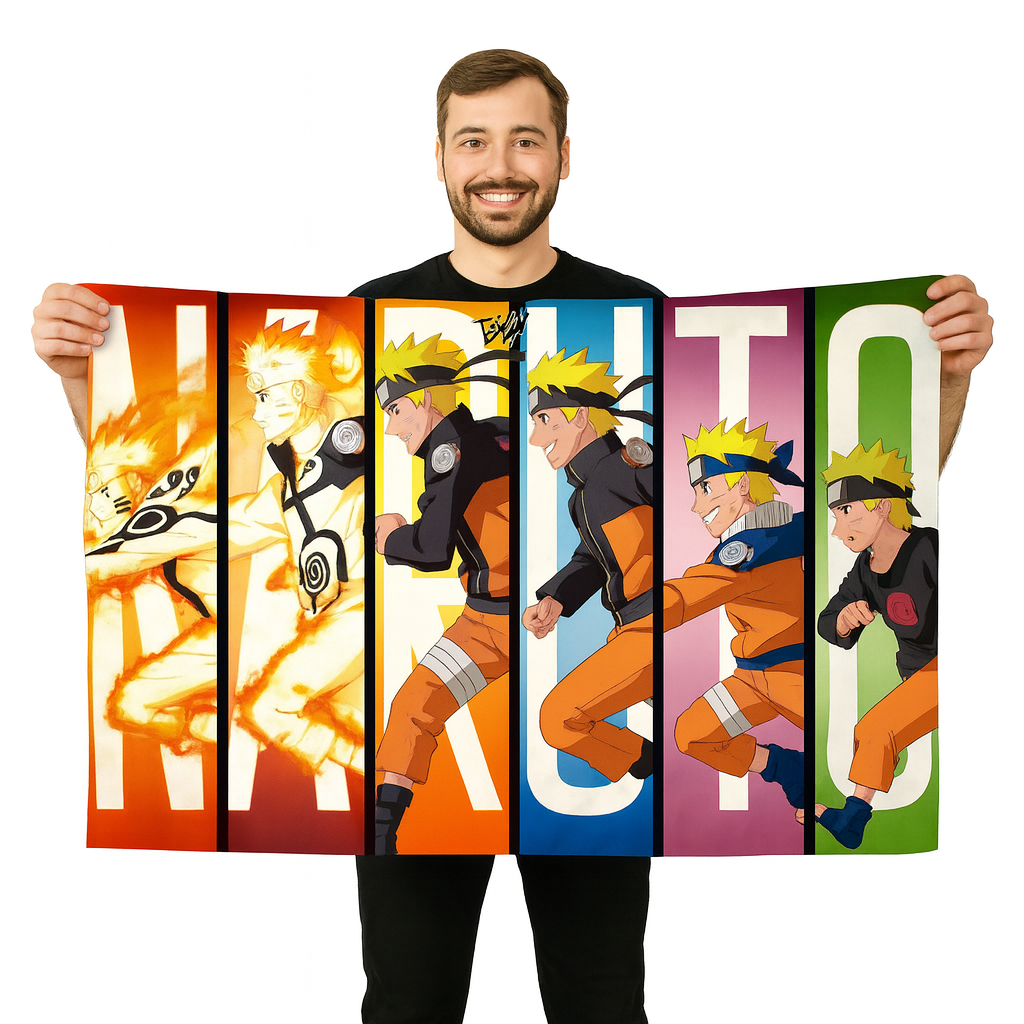 Bandera Naruto "Evolución del Héroe" – Naruto™