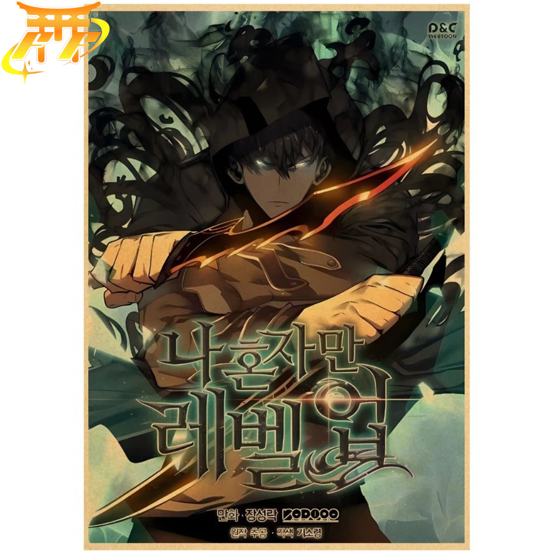 Poster Sung Jinwoo "Maestro de las Tinieblas" - Solo Leveling™