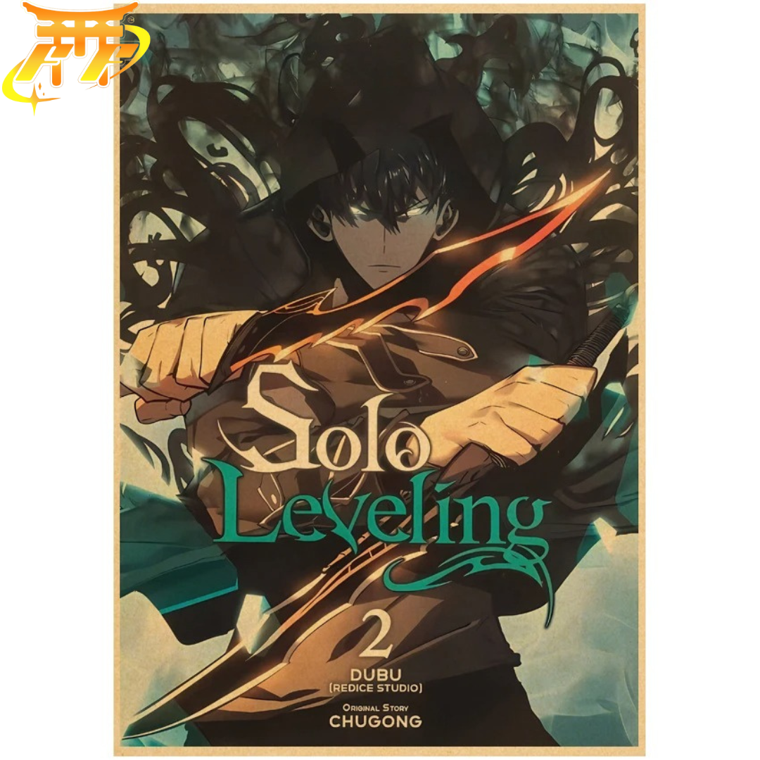 Poster Sung Jinwoo "Temporada 2" - Solo Leveling™