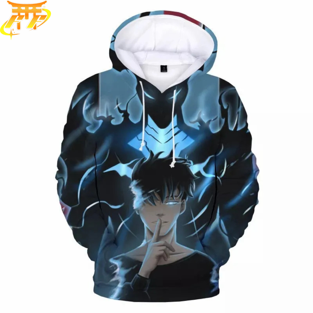 Sudadera S Jin-Woo "Rey de las Sombras" - Solo Leveling™