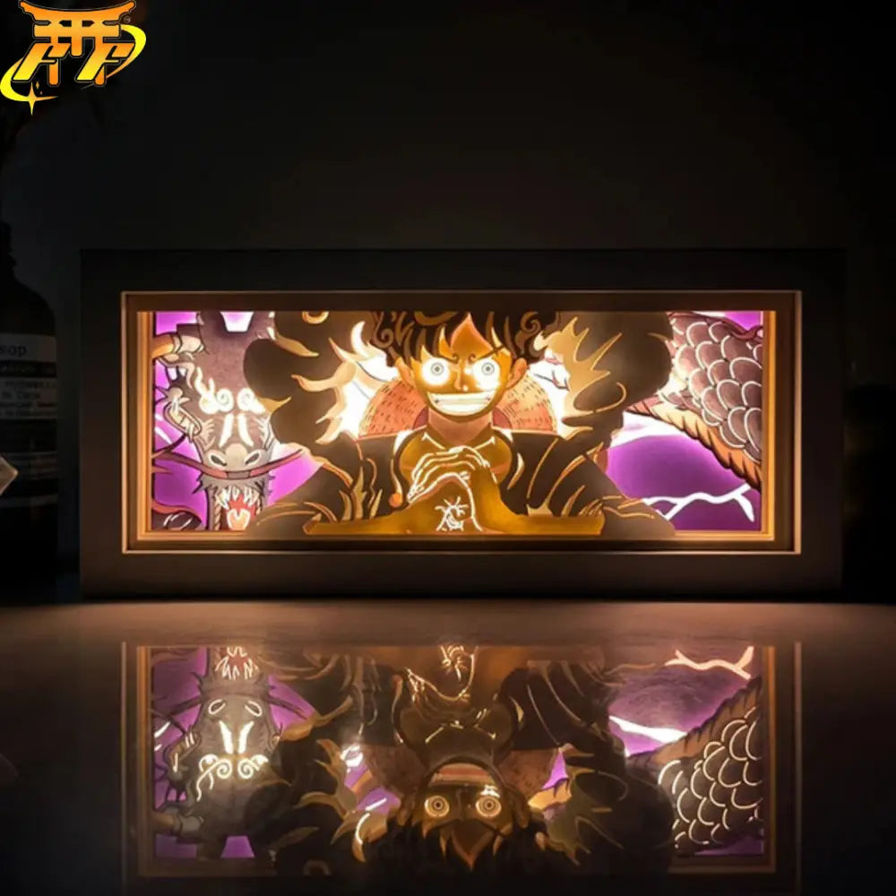 Lampara LED de noche 3D Nika vs Kaido - One Piece™