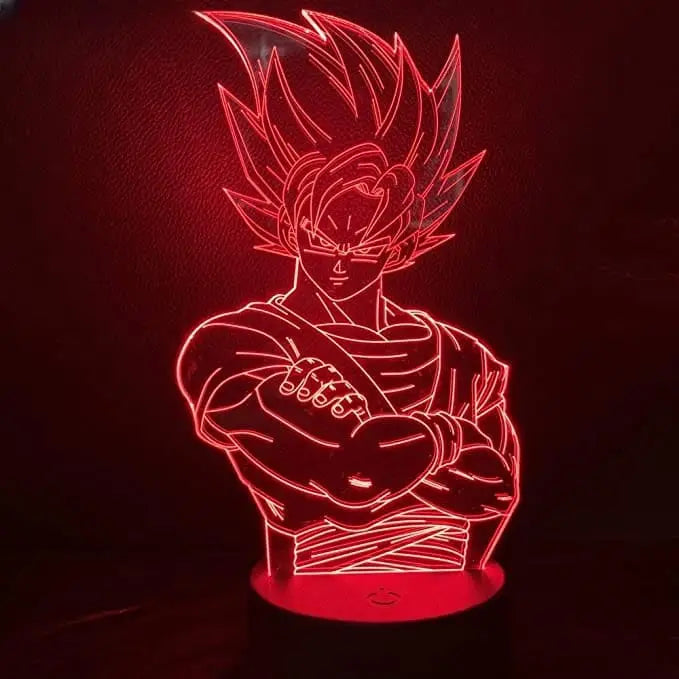 Lampara LED Goku SSJ Rosado - Dragon Ball Z™