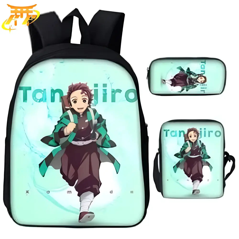 Mochila con Estuche y Bolso Tanjiro - Demon Slayer™