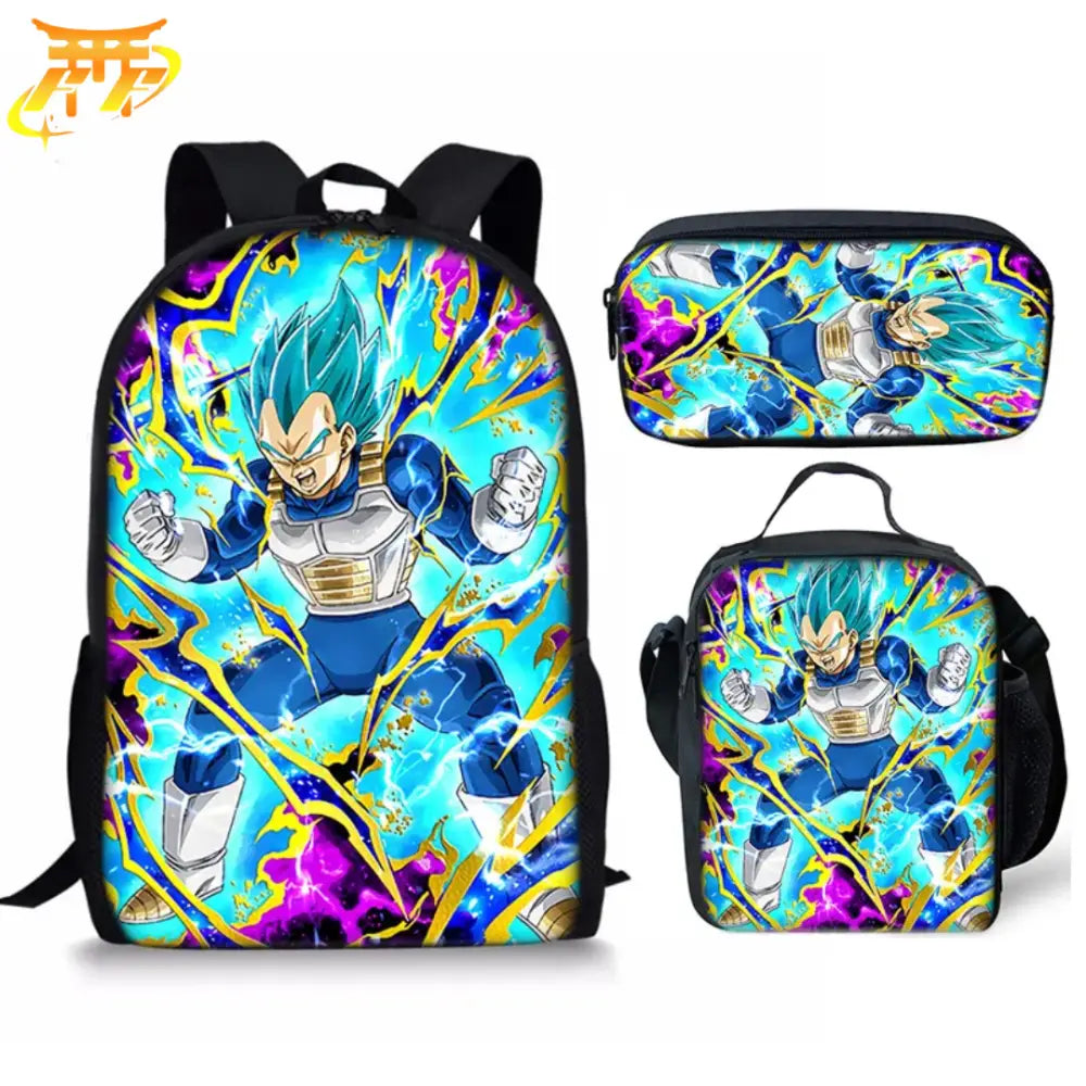 Mochila con Estuche y Bolso Vegeta SSJ Blue - Dragon Ball Z™
