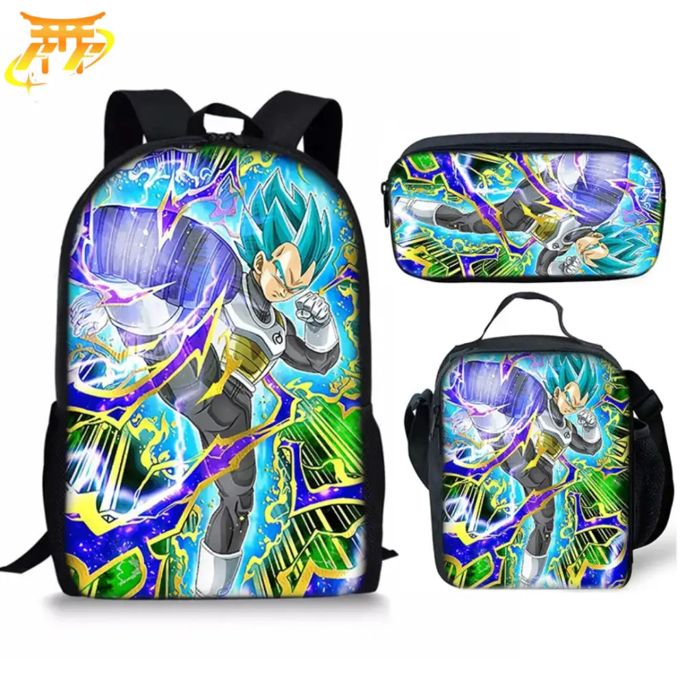 Mochila con Estuche y Bolso Vegeta Super Saiyajin Blue - Dragon Ball Z™