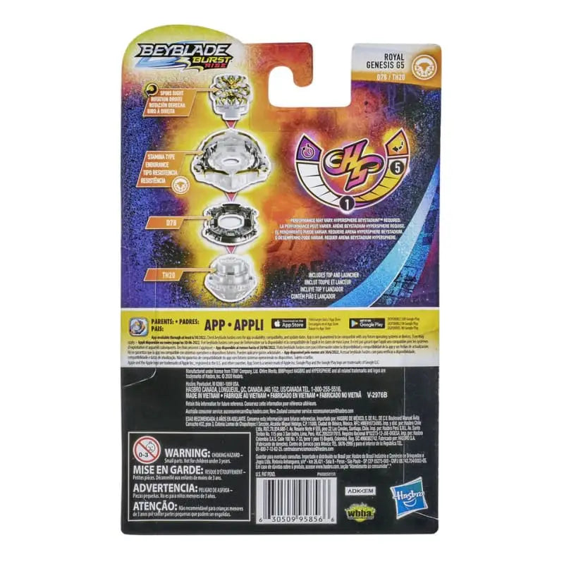 Peonza Royal Genesis G5 Swipe Hybrid-H - Beyblade Burst Rise™