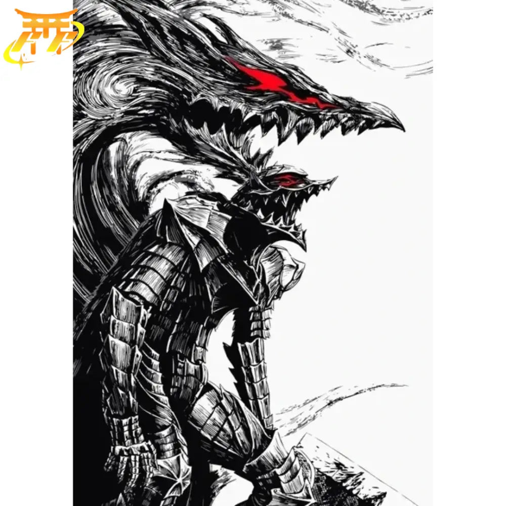 Poster Guts "Armadura del Caballero Negro" - Berserk™