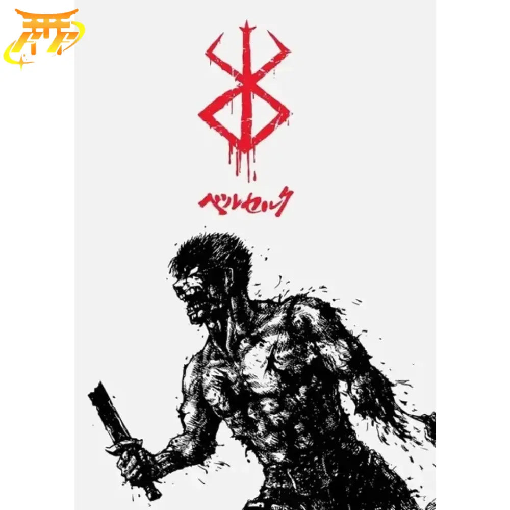 Poster Guts "El Caballero Caído" - Berserk™