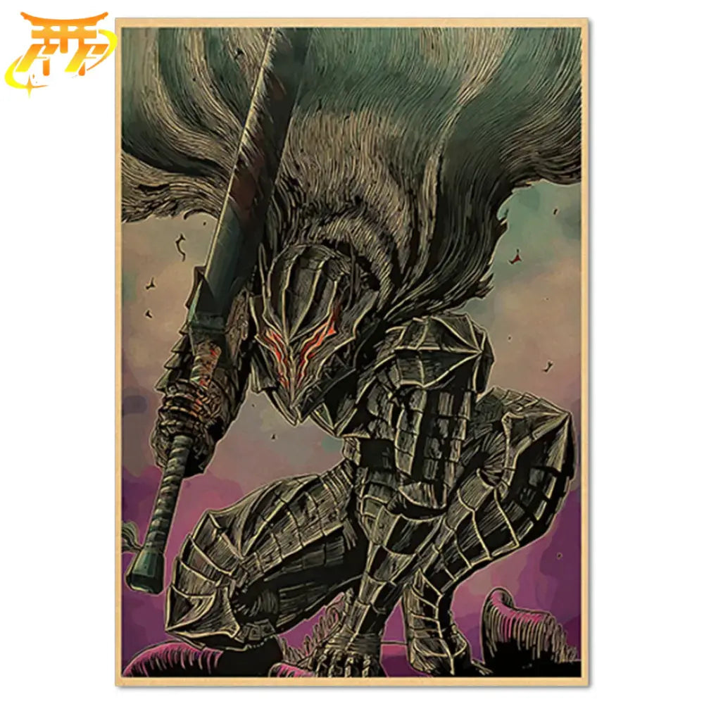 Poster Guts "El Caballero de la Sombra" - Berserk™