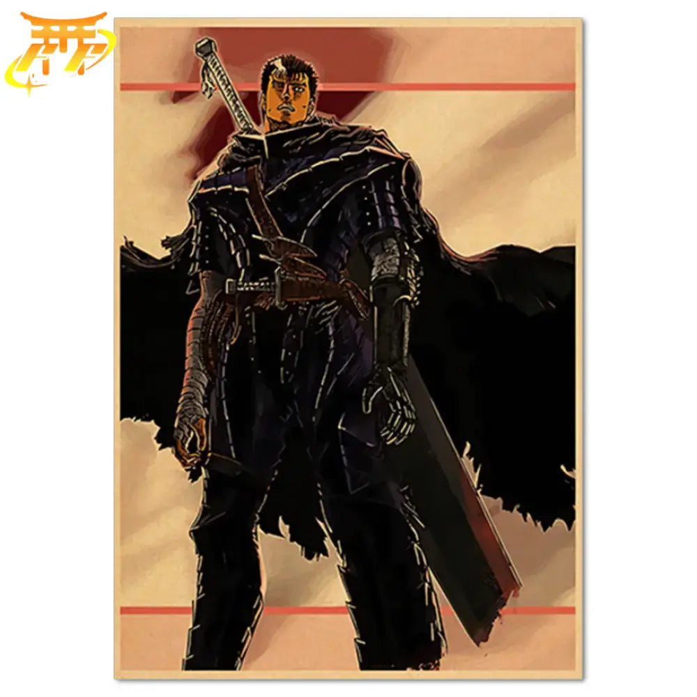 Poster Guts "El Guerrero Solitario" - Berserk™