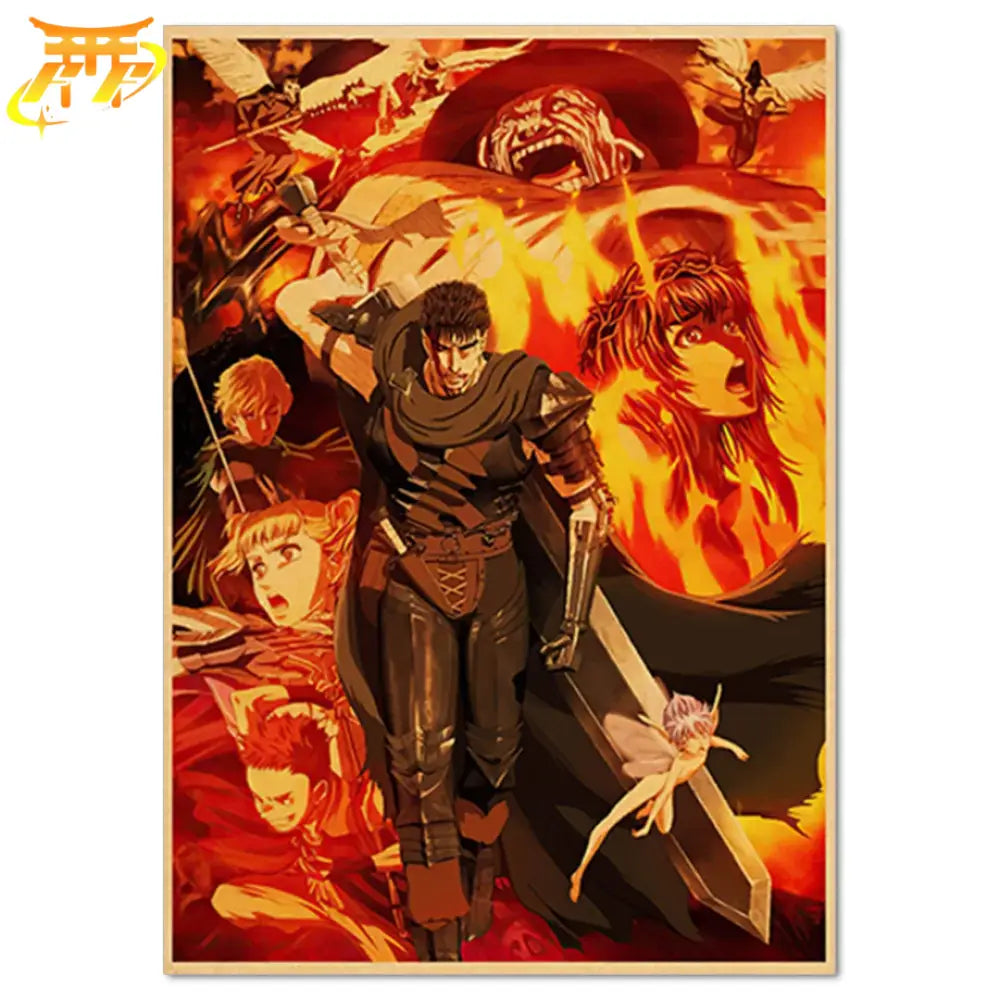 Poster Guts "La Venganza del Guerrero" - Berserk™