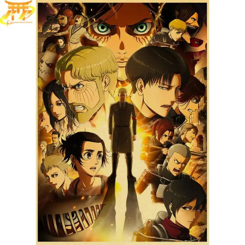 Poster La batalla de Revelio - Attack on Titan