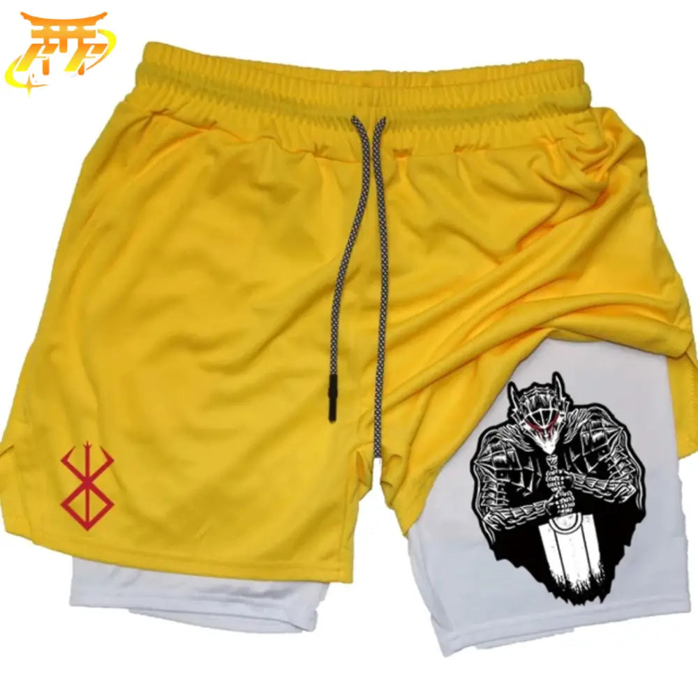 Short El Caballero Negro Amarillo y Blanco- Berserk™