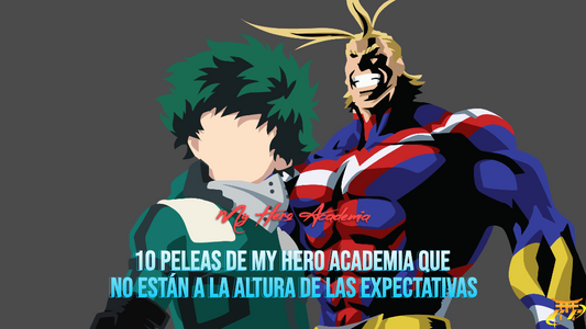 10 peleas de My Hero Academia que no están a la altura de las expectativas