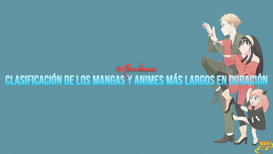 Clasificación de los mangas y animes más largos en duración