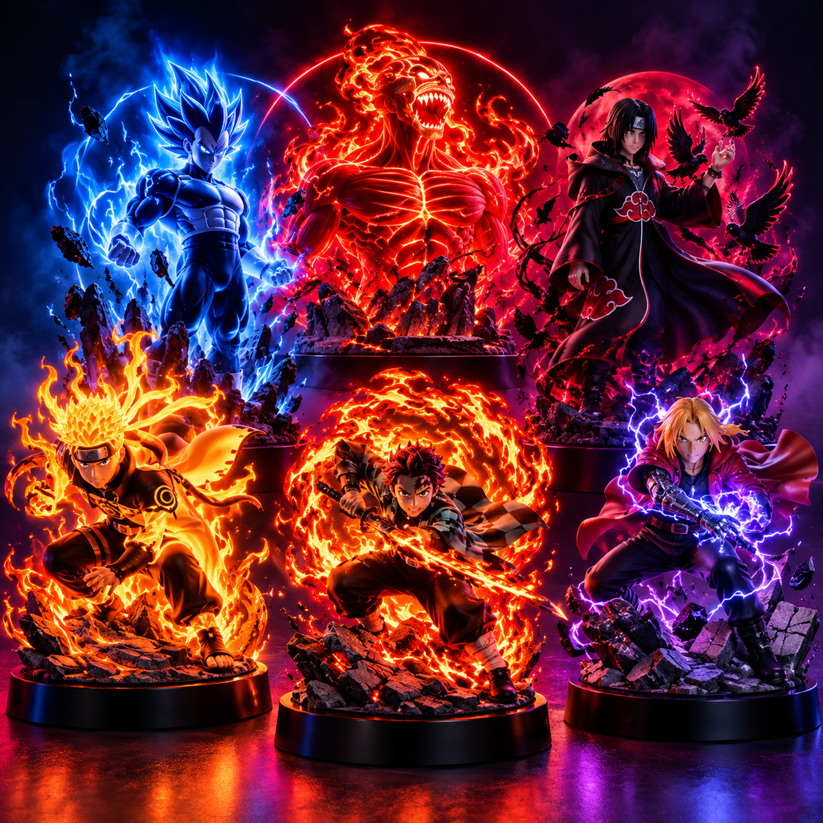 Lámparas LED Anime