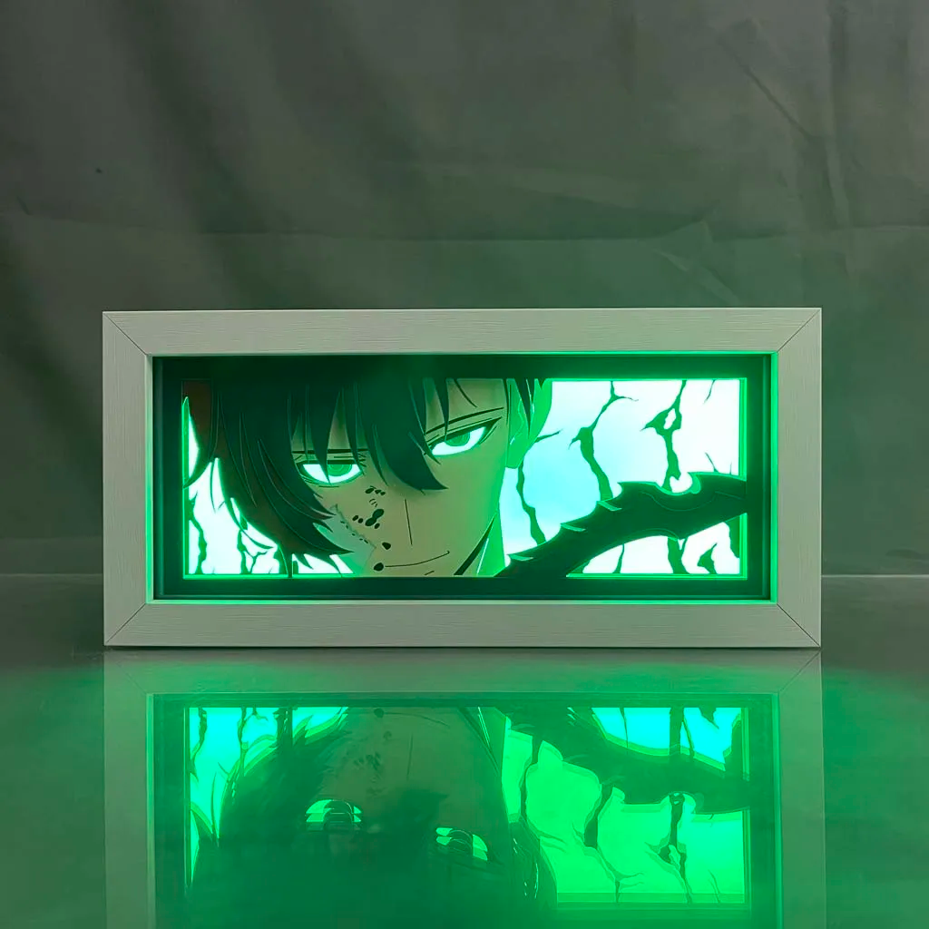 Lámpara Luz Nocturna 3D Sung Jin-Woo "Despertar Doble" - Solo Leveling™