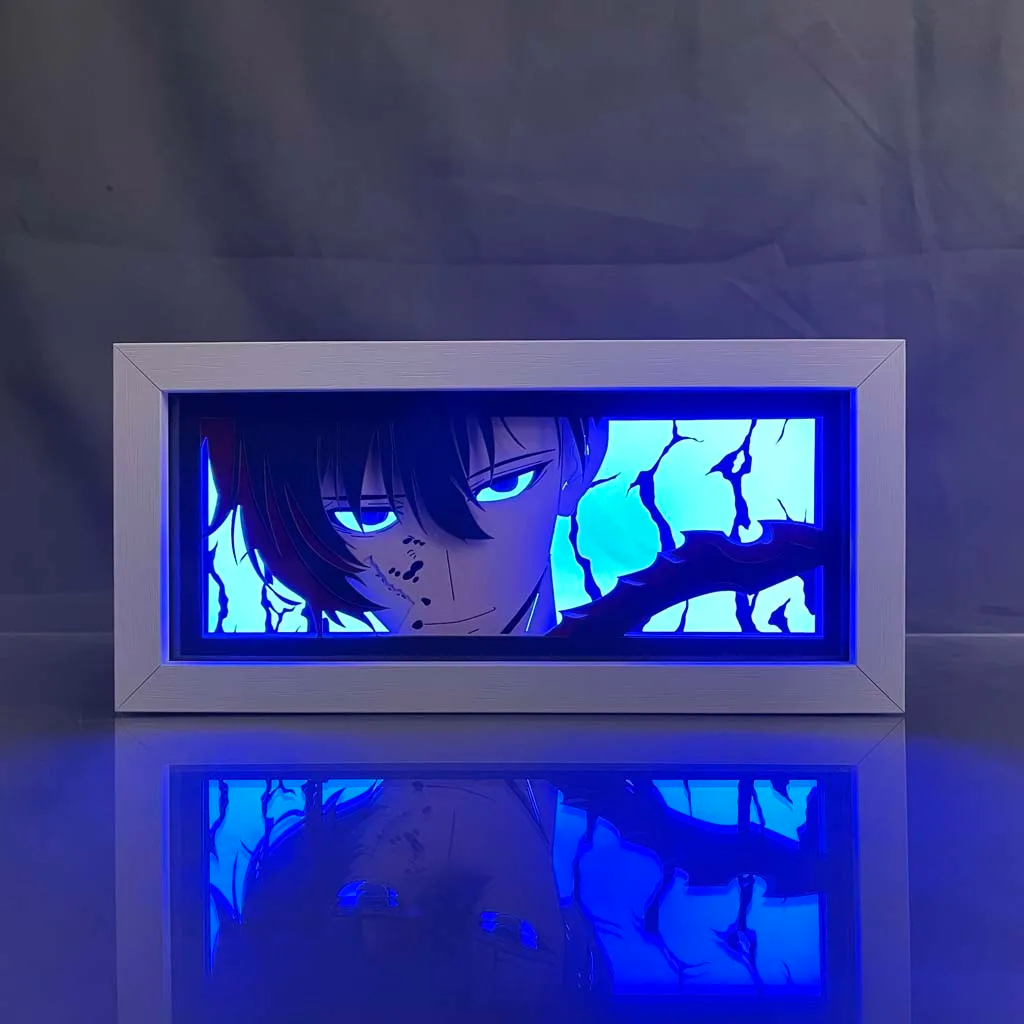 Lámpara Luz Nocturna 3D Sung Jin-Woo "Despertar Doble" - Solo Leveling™