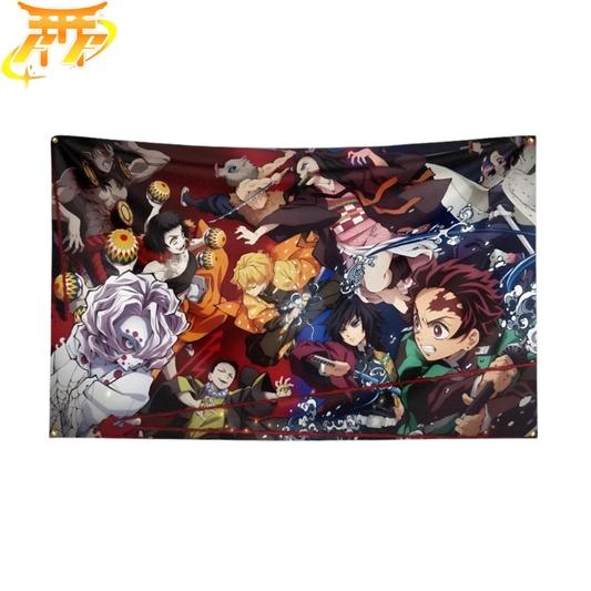 Bandera Cazadores "Combate contra los Demonios" – Demon Slayer™