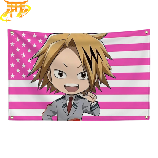 Bandera Denki Kaminari "Estilo Chibi Estudiante" – My Hero Academia™