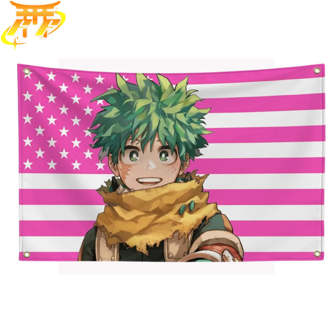 Bandera Izuku Midoriya "Traje de Supervivencia" – My Hero Academia™