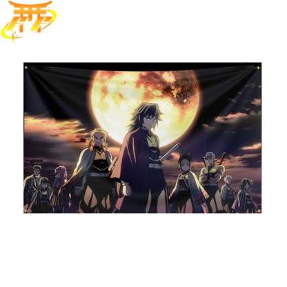Bandera Pilares "Bajo la Luna Sangrienta" – Demon Slayer™