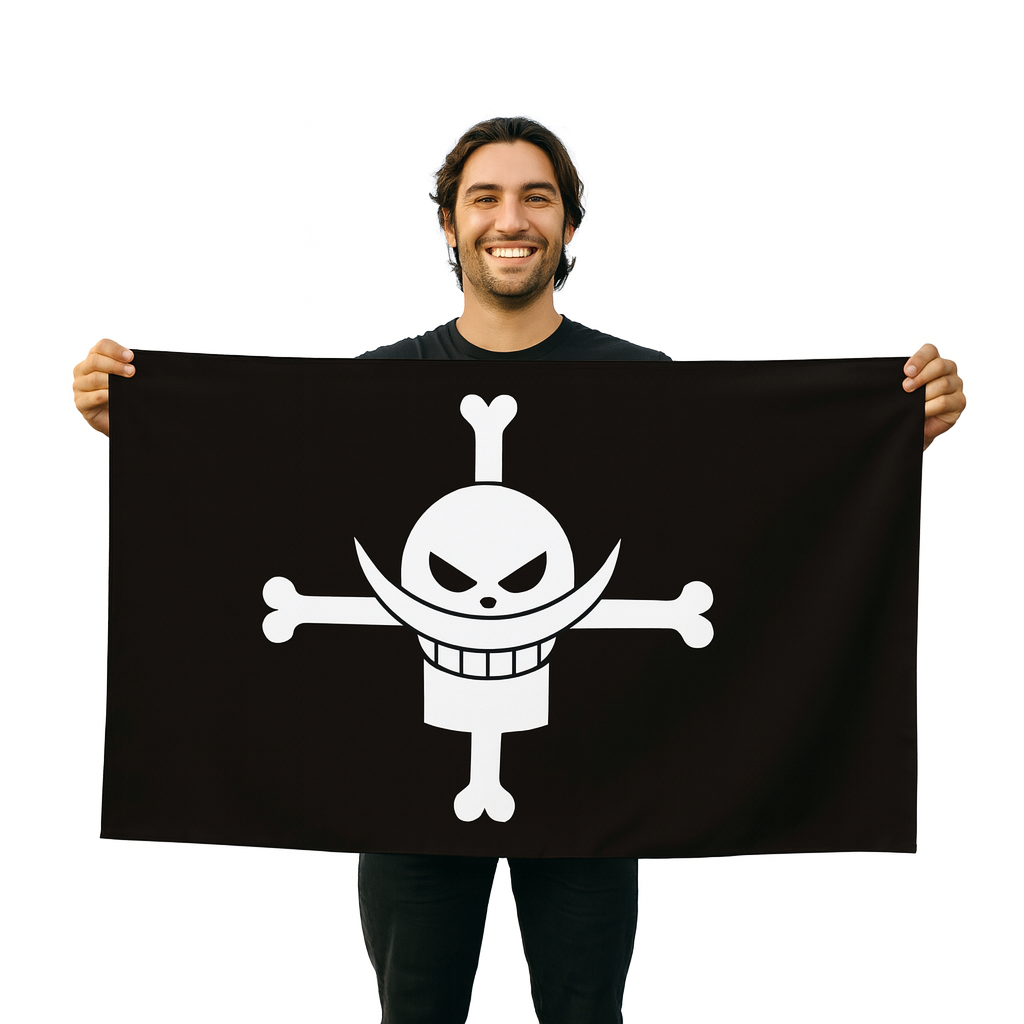Bandera Tripulación de Barbablanca – One Piece™