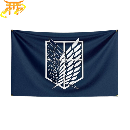Bandera del Batallón de Exploración "Emblema de las Alas de la Libertad" - Attack on Titan™