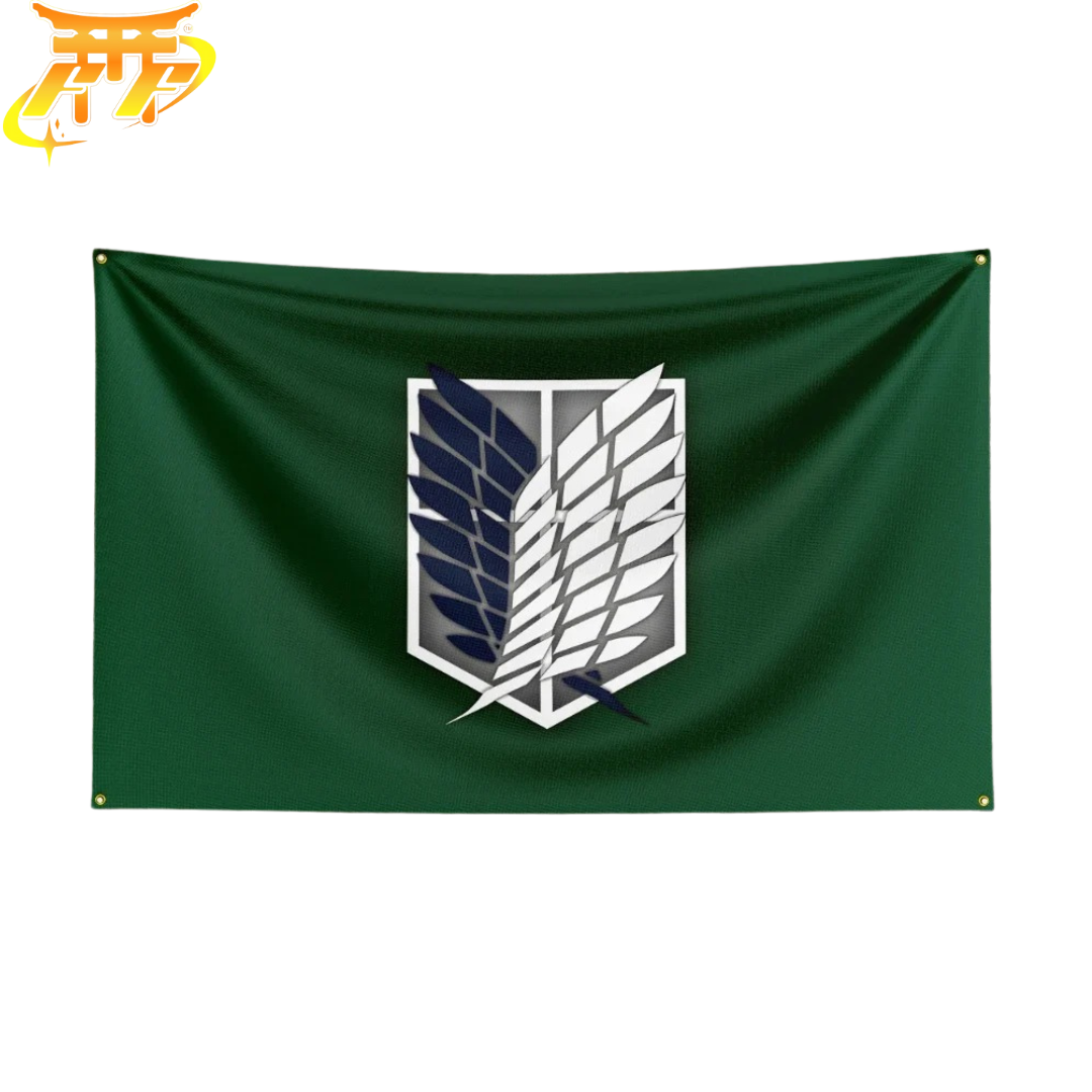 Bandera del Emblema de las Alas de la Libertad - Attack on Titan™