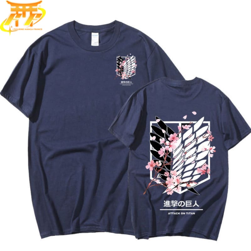  Camiseta Azul Batallon de Exploracion-Attack on Titan