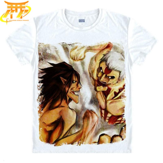  Camiseta Eren vs Reiner-Attack on Titan™