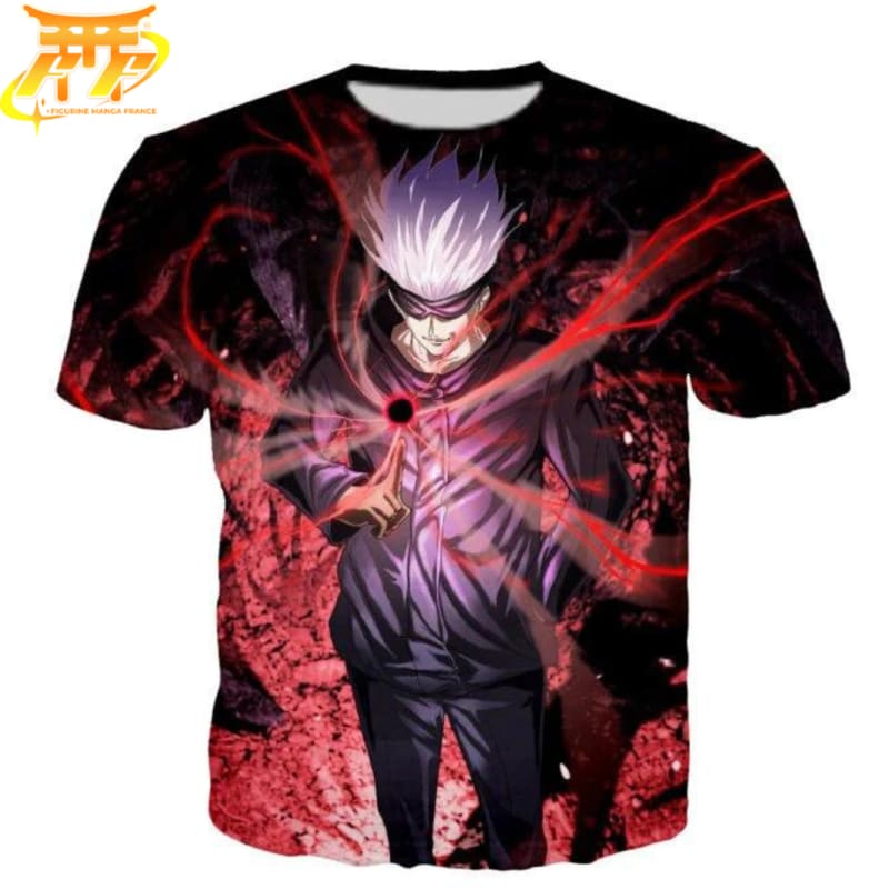 Camiseta Gojo Rojo-Jujutsu Kaisen™