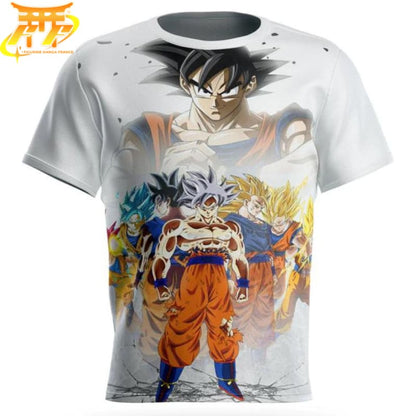 Camiseta Goku "Transformaciones" - Dragon Ball Z™

