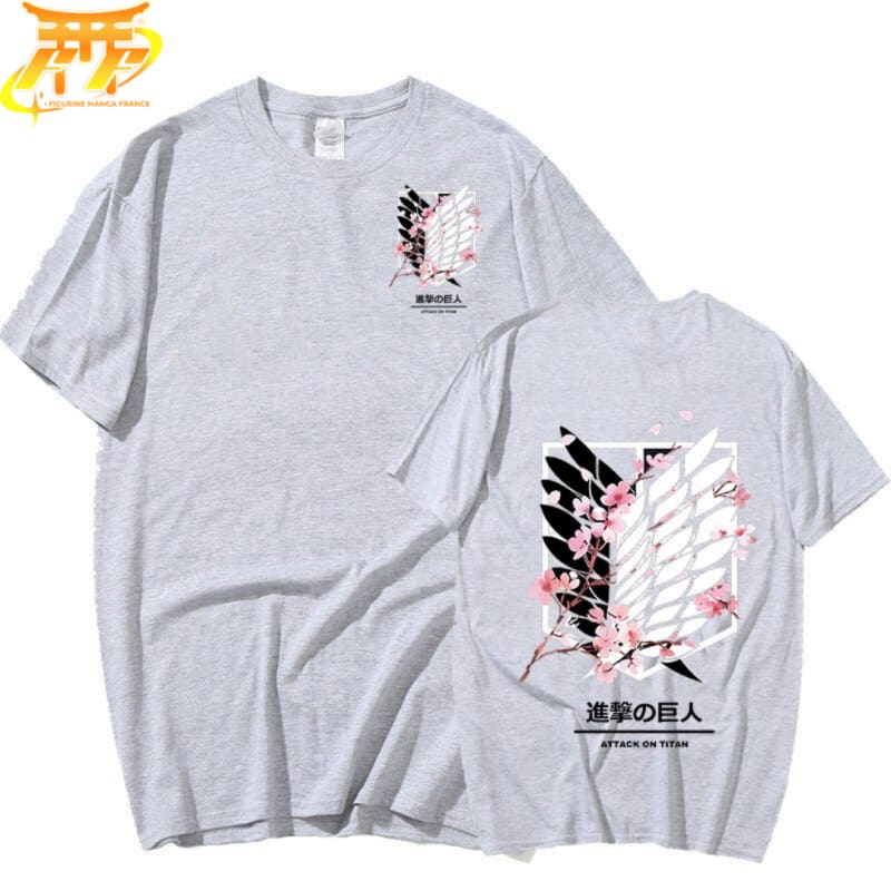 Camiseta Gris Batallon de Exploracion -Attack on Titan™