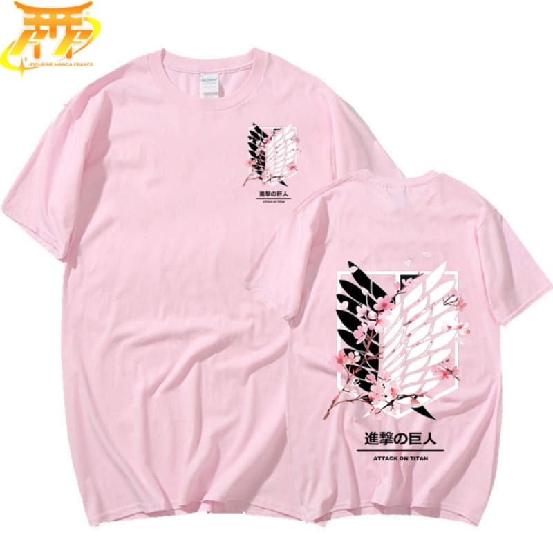 Camiseta Rosa Batallon de Exploracion - Attack on Titan™ 