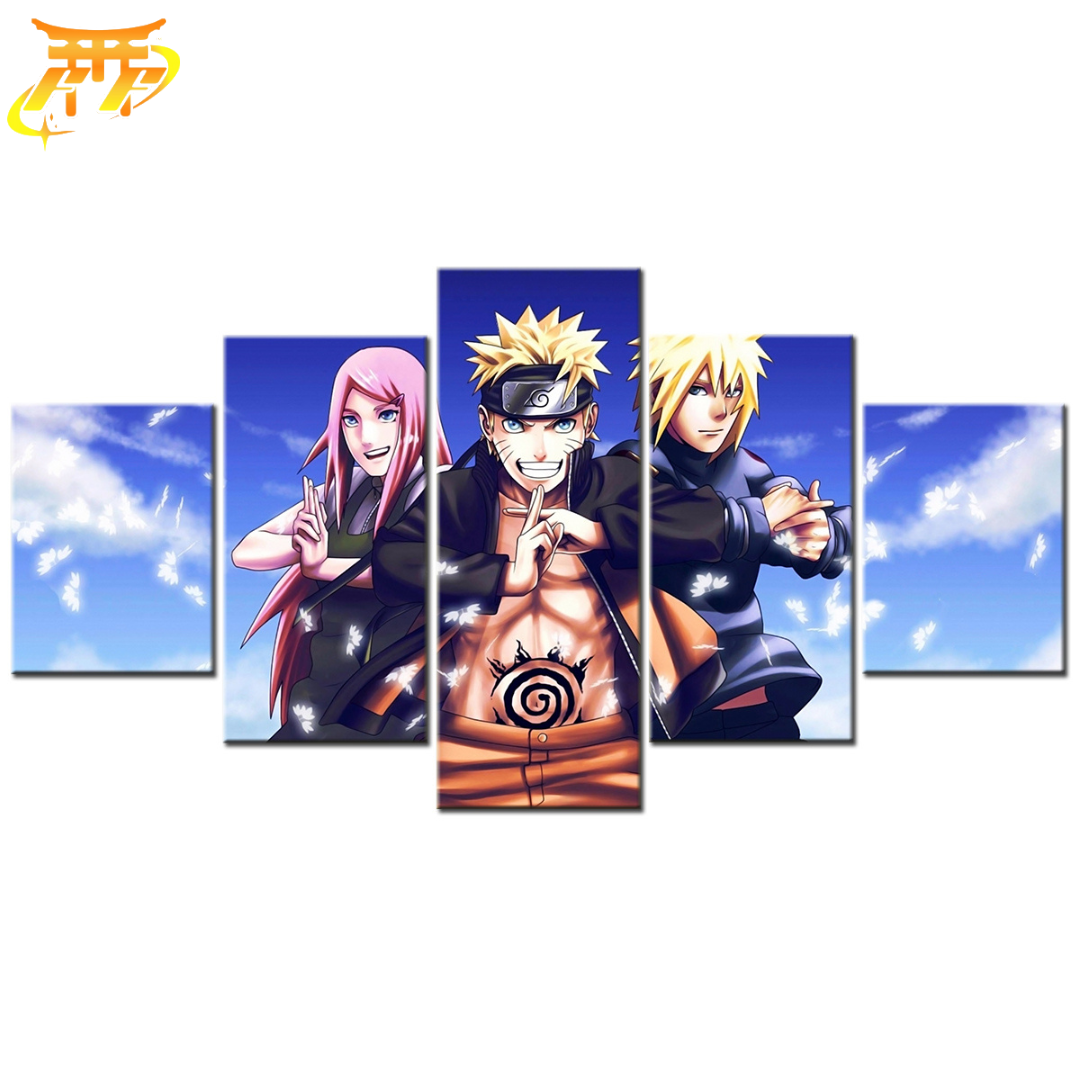 Cuadro Familia Uzumaki - Naruto Shippuden™



