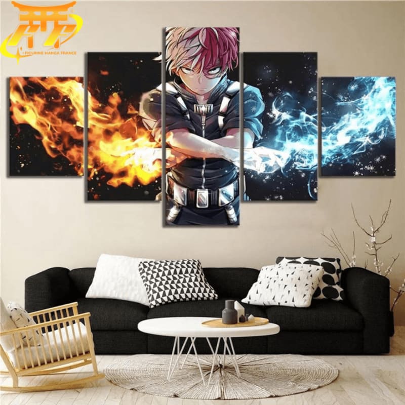 Cuadro Shoto Todoroki - My Hero Academia™