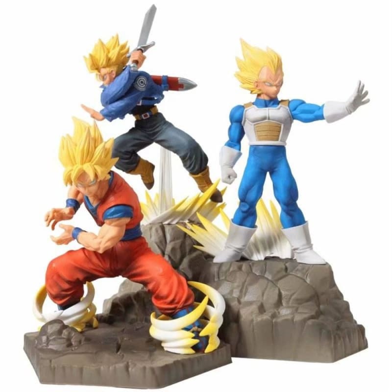 Figura Son Goku, Vegeta y Trunks - Dragon Ball Z™