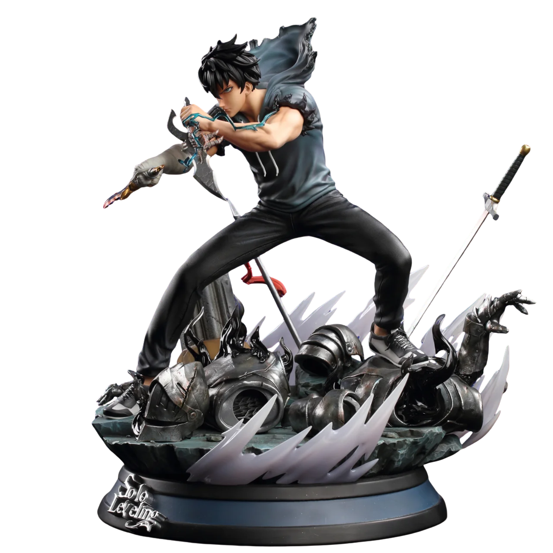Figura Sung Jin-Woo "Cazador de Mazmorras" – Solo Leveling™