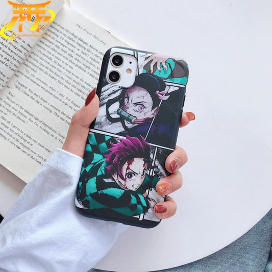 Funda iPhone Tanjiro & Nezuko - Demon Slayer™