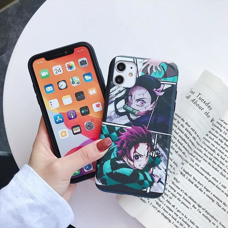 Funda iPhone Tanjiro & Nezuko - Demon Slayer™