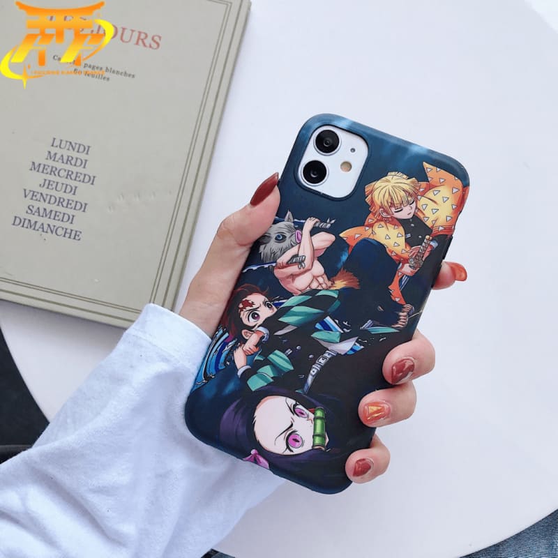 Funda iPhone Tanjiro, Nezuko, Zenitsu e Inosuke - Demon Slayer™