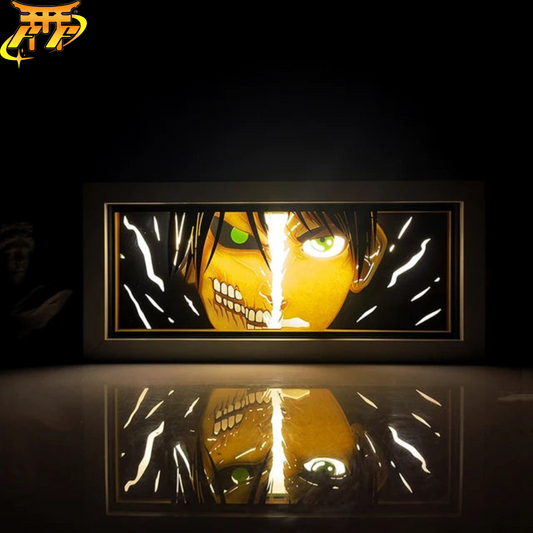 Lampara LED 3D Eren x Titan Asaltante - Attack on Titan™