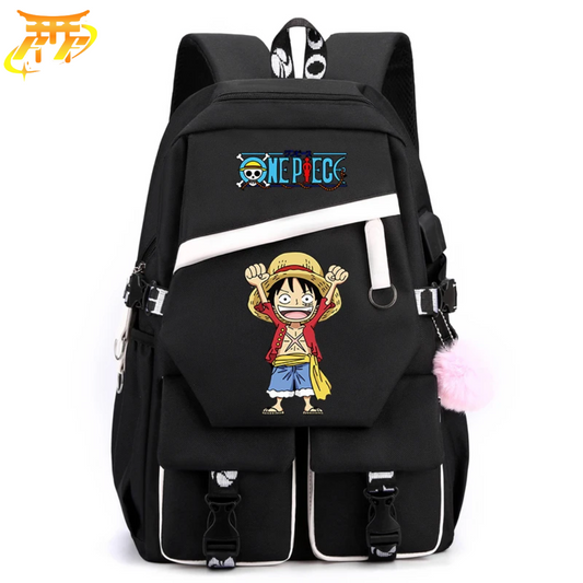 "Mochila Luffy Negra - One Piece™".