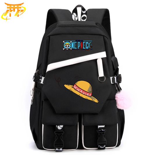 Mochila Sombrero de Paja "Never Rules" - One Piece™