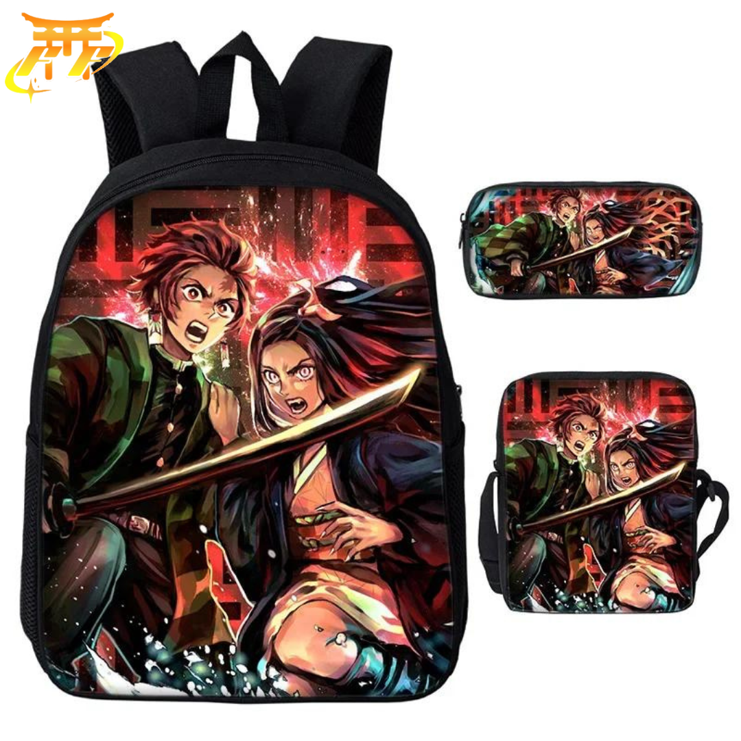 Mochila con Estuche y Bolso Kamado - Demon Slayer™