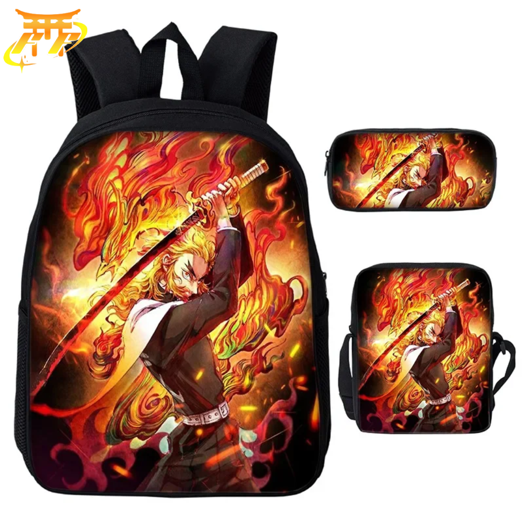  Mochila con Estuche y Bolso Kyojuro - Demon Slayer™