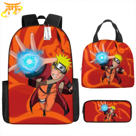 Mochila con Estuche y Bolso Naruto Ermitano - Naruto Shippuden™